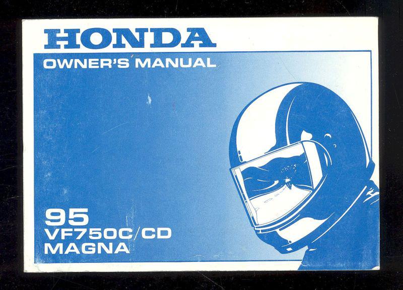 1995 honda vf750c/cd magna owner`s manual 