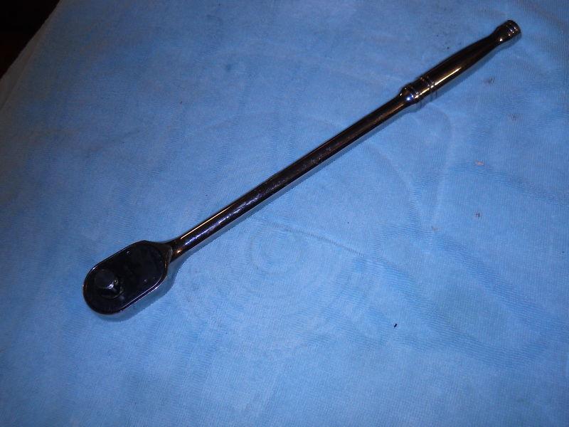 Used snap-on sl80a dual 80 1/2 in drive standard ratchet 15" length made in usa