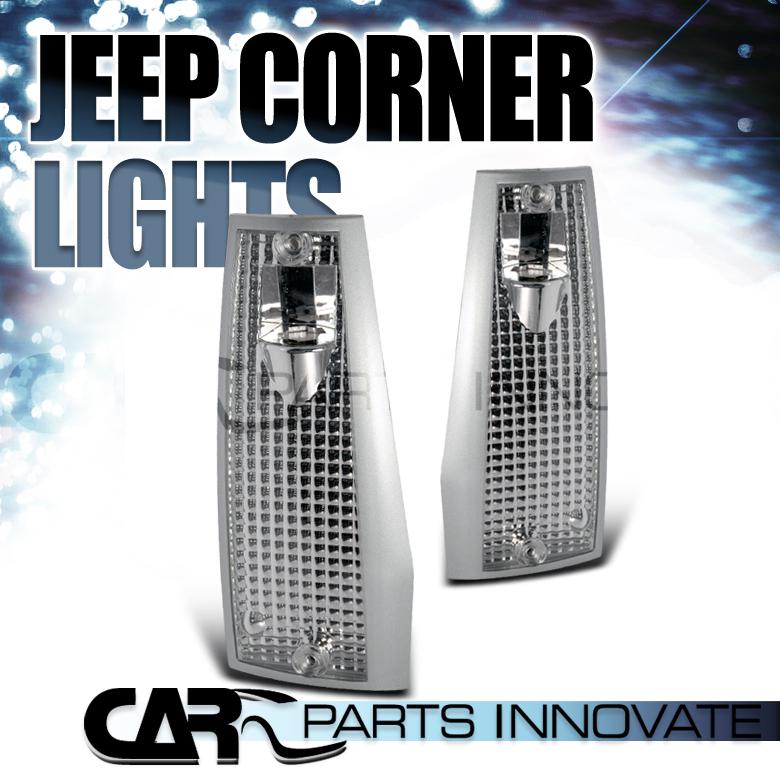 Sell 19841996 JEEP CHEROKEE EURO CLEAR CORNER LAMP TURN SIGNAL LIGHTS