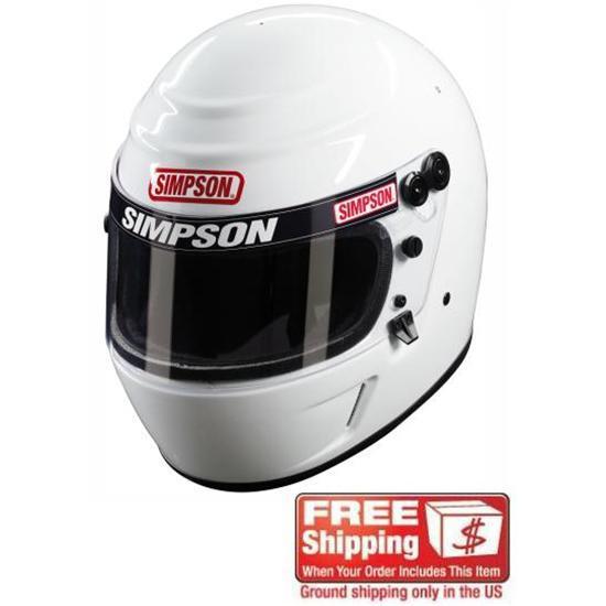 New sa10 simpson voyager evolution racing helmet, black 8