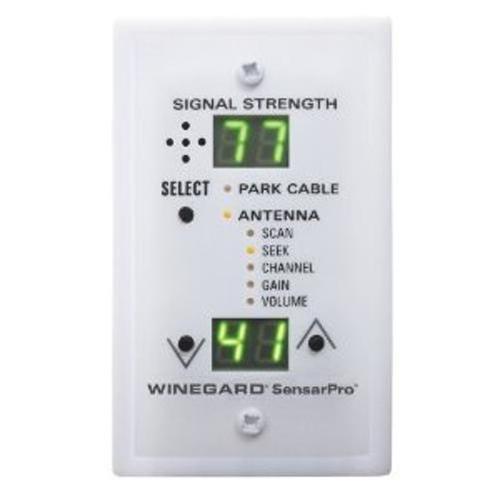 Winegard sensarpro white tv signal strength meter rv camper travel hdtv trailer 