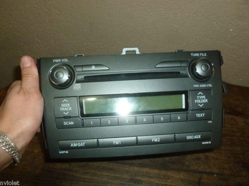 Toyota corolla fujitsu ten in dash cd changer audio radio mp3 player 86120 02e60