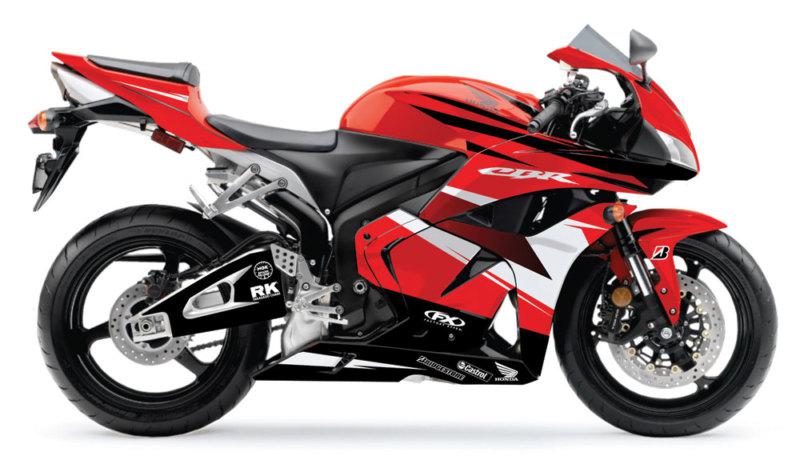 Factory effex ev-r full graphics kit - honda cbr 600rr - 2009-2012 --15-15312-r