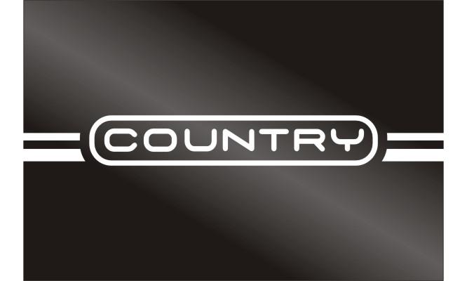 Country decals stickers emblems fit jeep cherokee
