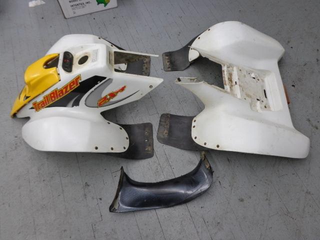 2000 polaris trail blazer 250 front and rear fenders plastics shrouds