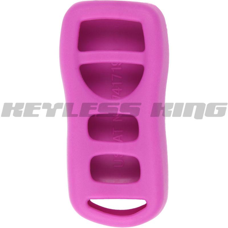 New purple keyless remote smart key fob clicker case skin jacket cover protector