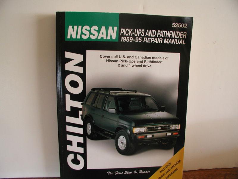 Nissan pick-ups and pathfinder 1989-95 repair manual.