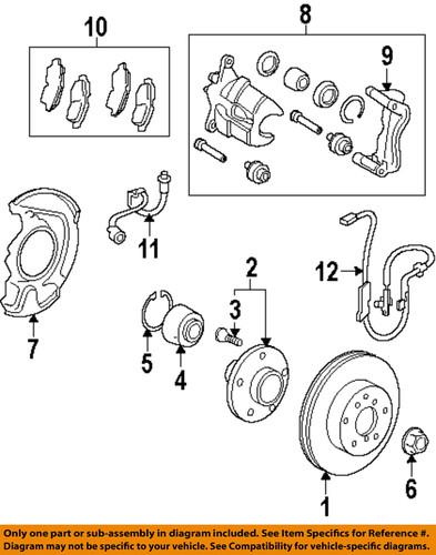 Toyota oem 8954302090 front abs wheel sensor/abs wheel speed sensor