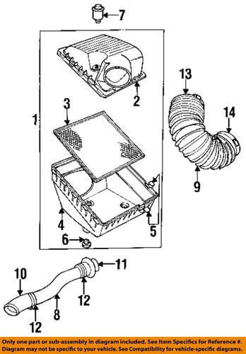 Dodge oem 52027813 air intake-hose clamp