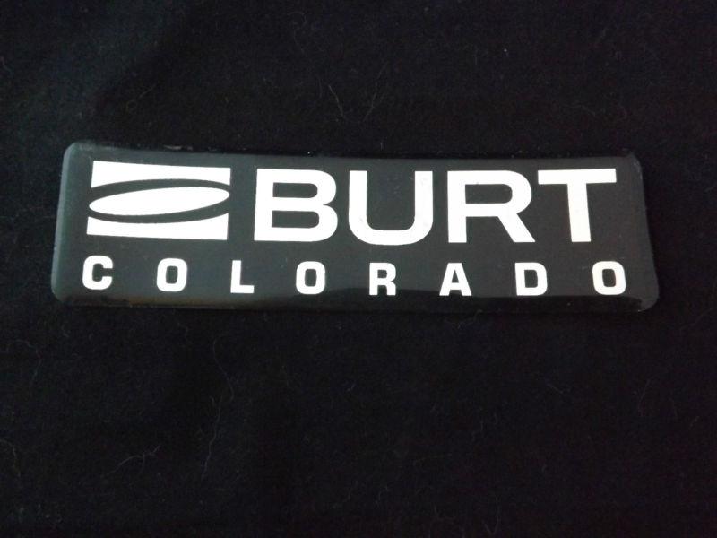 Dealership burt colorado black emblem dealer rubber rear trunk 