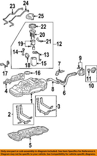 Toyota oem 7716902050 fuel tank lock ring/seal/fuel pump tank seal