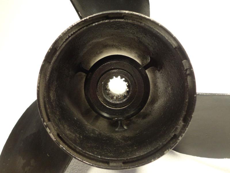 USED JOHNSON/EVINRUDE 12 3/4 x 23p V-4 S.S. STAINLESS STEEL PROPELLER BOAT PROP, US $94.97, image 2