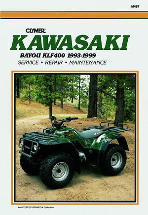 Clymer repair manual kawasaki klf400 1993-1999