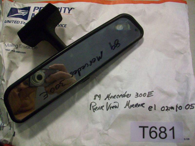 1986 87 1988 89 1990 91 1992 mercedes rear view mirror w124 200e 220e 300e #t681