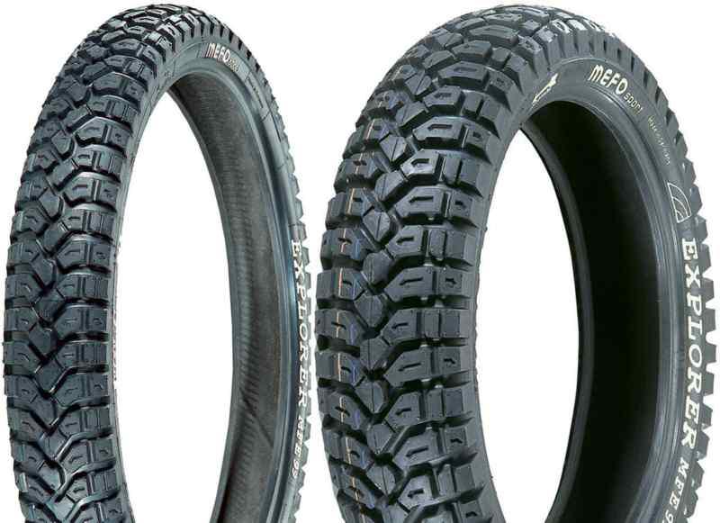Sell Mefo Explorer Motorcycle Tire Set 21" front 5.10/ 17" rear Dual