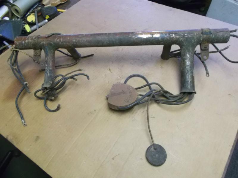 1900 's 1920`s eisemann magneto distributor cover cap w. wiring tube assembly