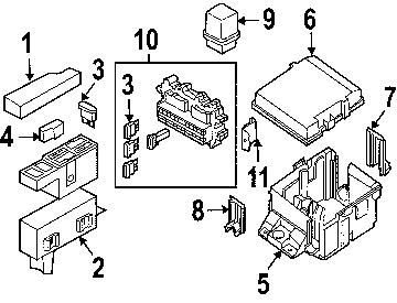 Nissan 24370c9900 genuine oem factory original maxi fuse