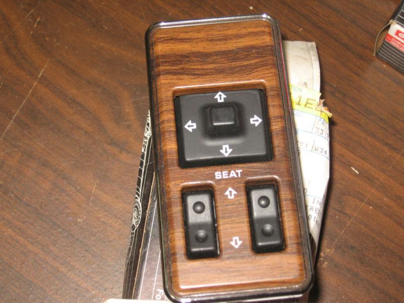 Nos mopar 1988 chrysler new yorker dodge dynasty seat adjuster switch & bezel