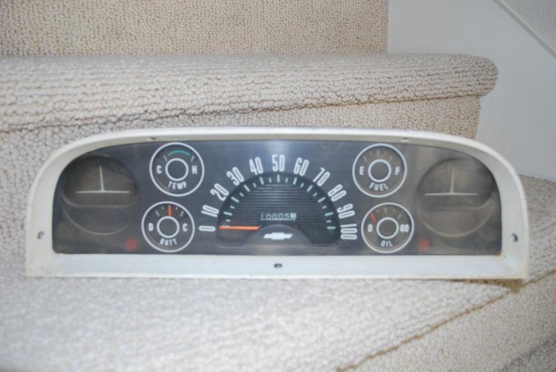 60 61 62 63 chevy truck speedometer  gauge dash  instrument panel