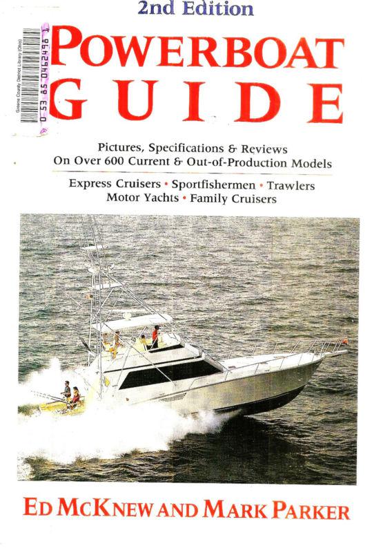 Powerboat guide by mcknew & parker ©1990 pictures, specifications & reviews