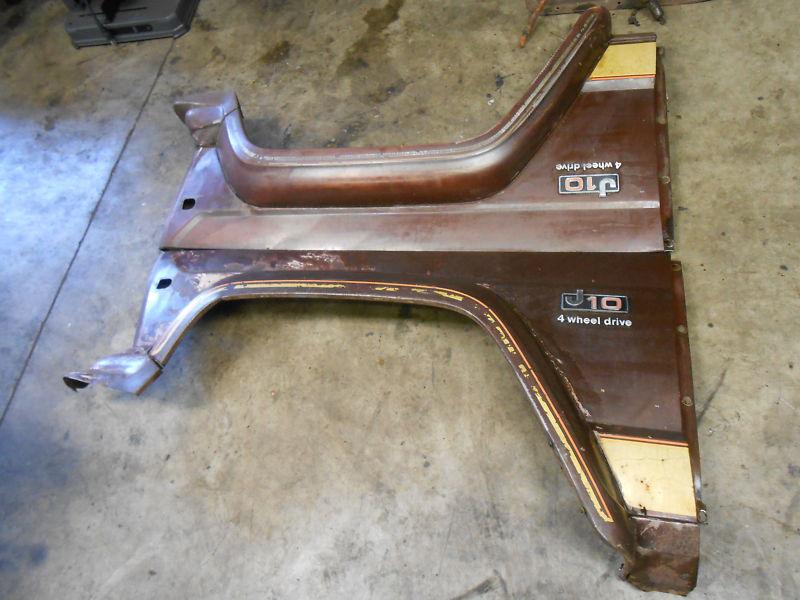  cherokee j10 j20 wide track  front fenders 