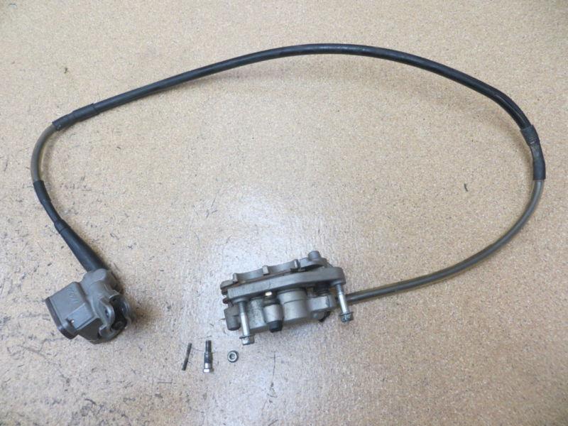 1998 98 suzuki rm125 rm 125 front brake assembly master caliper & line