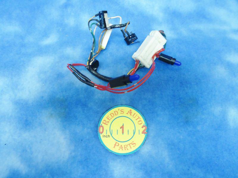 00-04 isuzu rodeo ac heat climate control wire harness bulbs oem used 227r 27