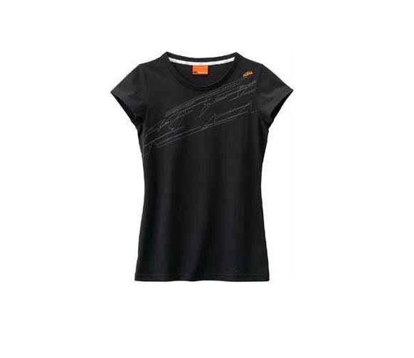 Brand new ktm girls logo t-shirt black tee juniors size medium 3pw1386803