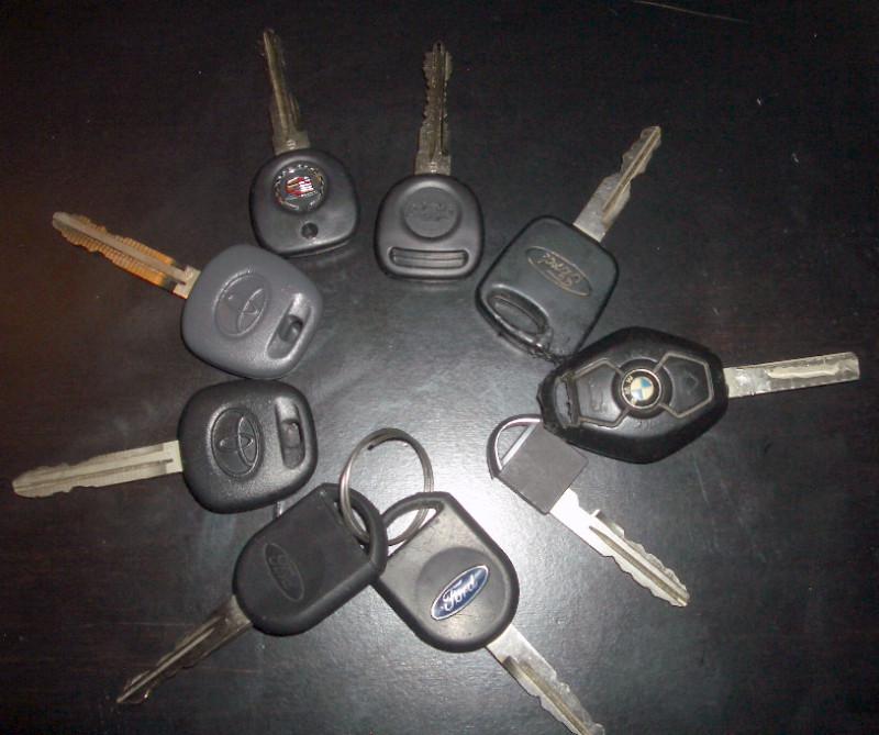 DEALER SPARES! LOT OF 15 TRANSPONDER KEYS - FORD CADILLAC CHEVY TOYOTA BMW, US $2.99, image 3