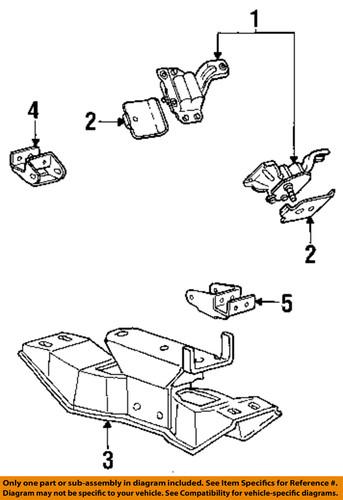 Ford oem 2r3z6068fj auto transmission mount-transmission mount