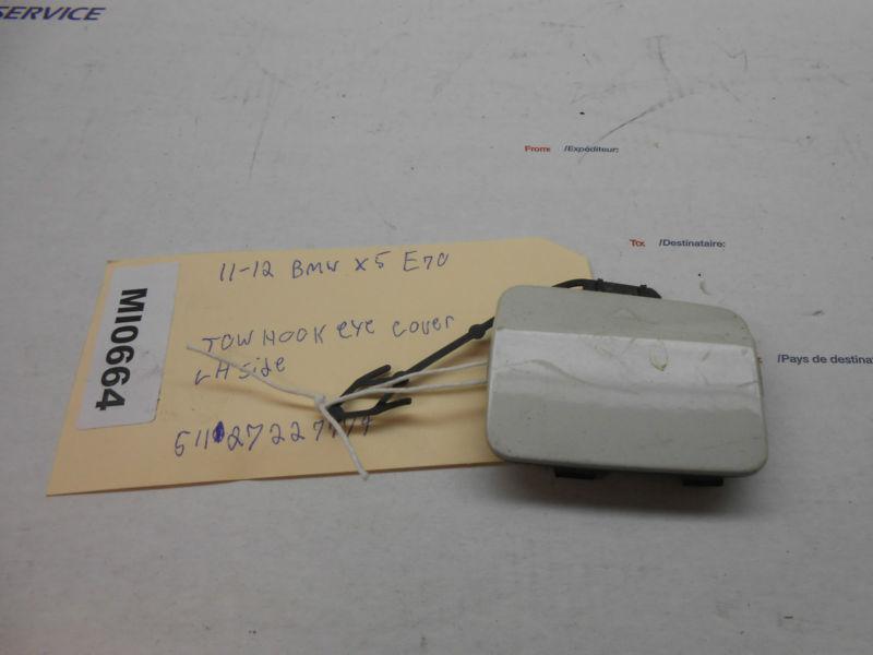 Sell BMW X5 REAR BUMPER TOW HOOK COVER OEM E70 2011 2012 LH SIDE MI0664