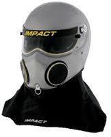 Impact racing 18099508 nitro helmet large silver sa2010