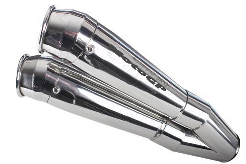 Kawasaki zx10r 08-10 speedpro exhaust motogp twincan slipon muffler can black