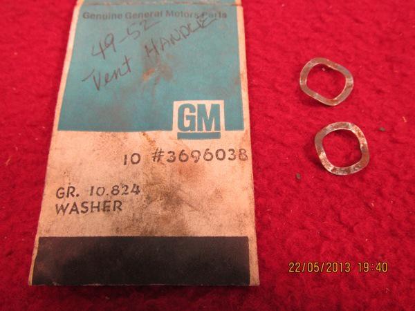 Nos 63 64 65 66 67 73 74 chevy ii chevelle nova taxi vent window washer x 2