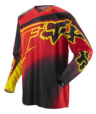 New 2014 fox racing mens guys 360 flight motocross mx jersey red black yellow