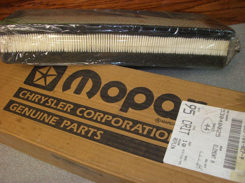 Mopar # 53040025 air filter (new in box) : genuine chrysler part