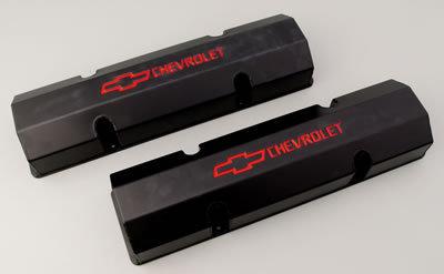 Proform gm licensed aluminum valve covers 141-802 chevy sbc 283 305 350 400