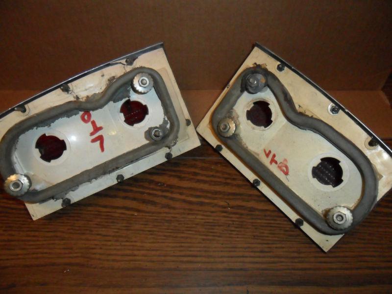 Pair of 1975-1978 Ford LTD OEM tail light lenses with bezels, US $25.00, image 2