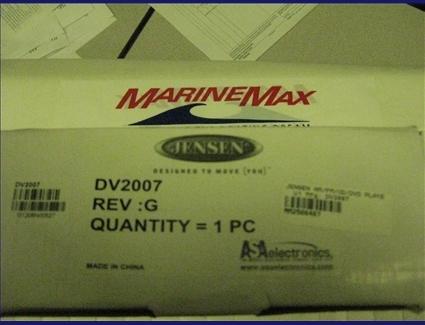 Jensen am/fm/cd/dvd player #650-dv2007