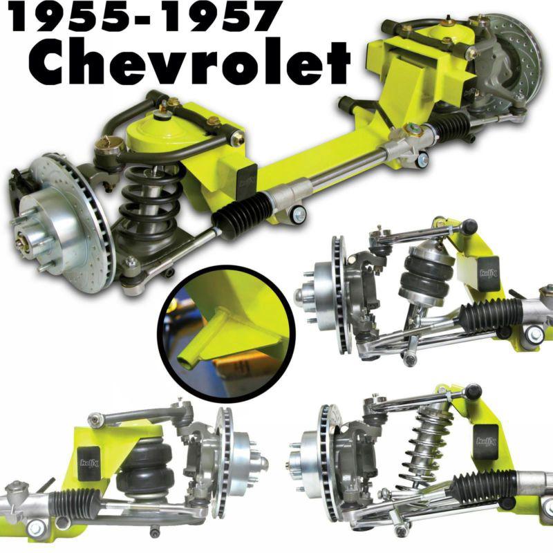 1955-1957 chevy car mustang ii 2 disk brakes ifs kit fits big/small block engine