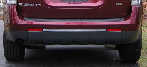 Chevy equinox 05 06 07 08 09 rear bumper chrome molding