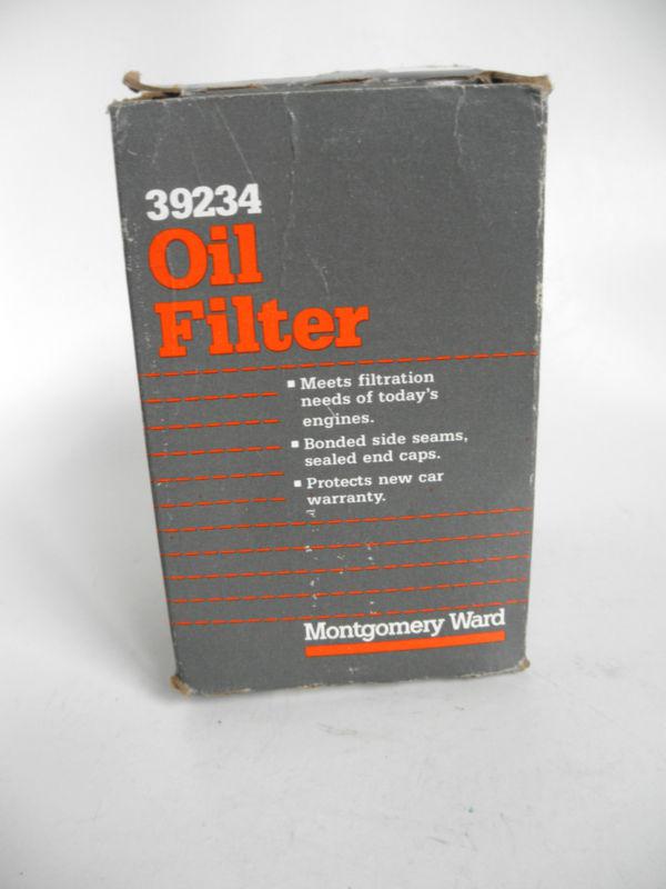  montgomery ward oil filter #39234 for fords lincoln mercury new in opened  box