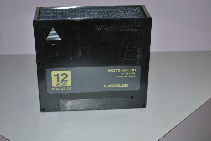 Lexus factory 12 disc cd changer magazine cartridge 86273-24030 ca-zs5110a 