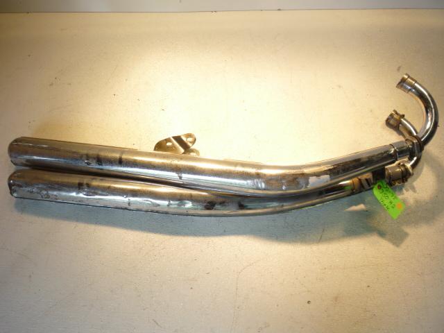 Kawasaki  74 75 h2 750 triple mach iv chrome exhaust muffler pipes oem