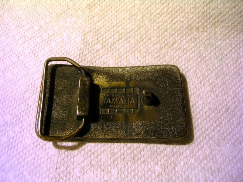 Vintage yamaha belt buckle