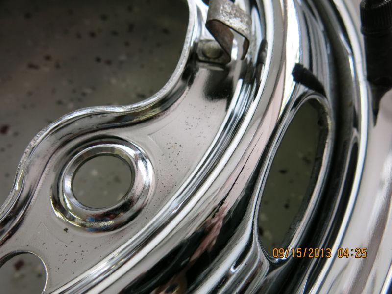 Porsche 356 Drum Brake Chrome Wheels-5 1/2x15-Set of 4-Nice Condition, US $450.00, image 4