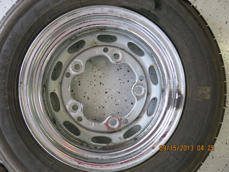 Porsche 356 Drum Brake Chrome Wheels-5 1/2x15-Set of 4-Nice Condition, US $450.00, image 6