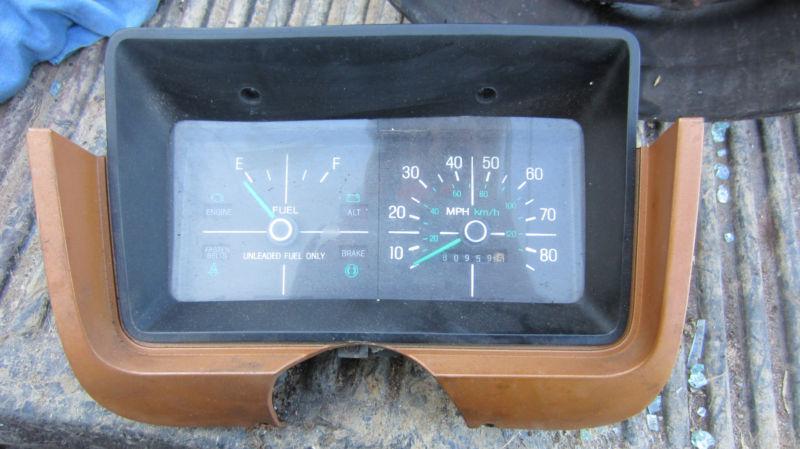 1980 ford pinto speedometer