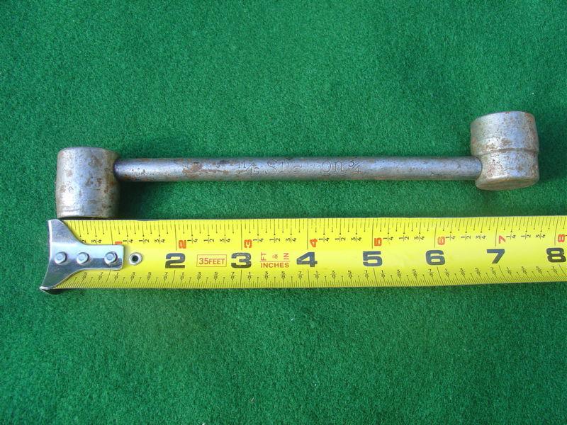 Antique vintage snap on hammer head socket wrench 11/16 & 3/4 tool