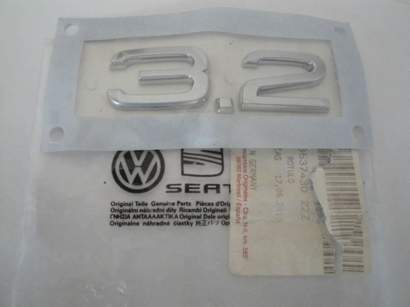	 3.2 volkswagen audi rear emblem